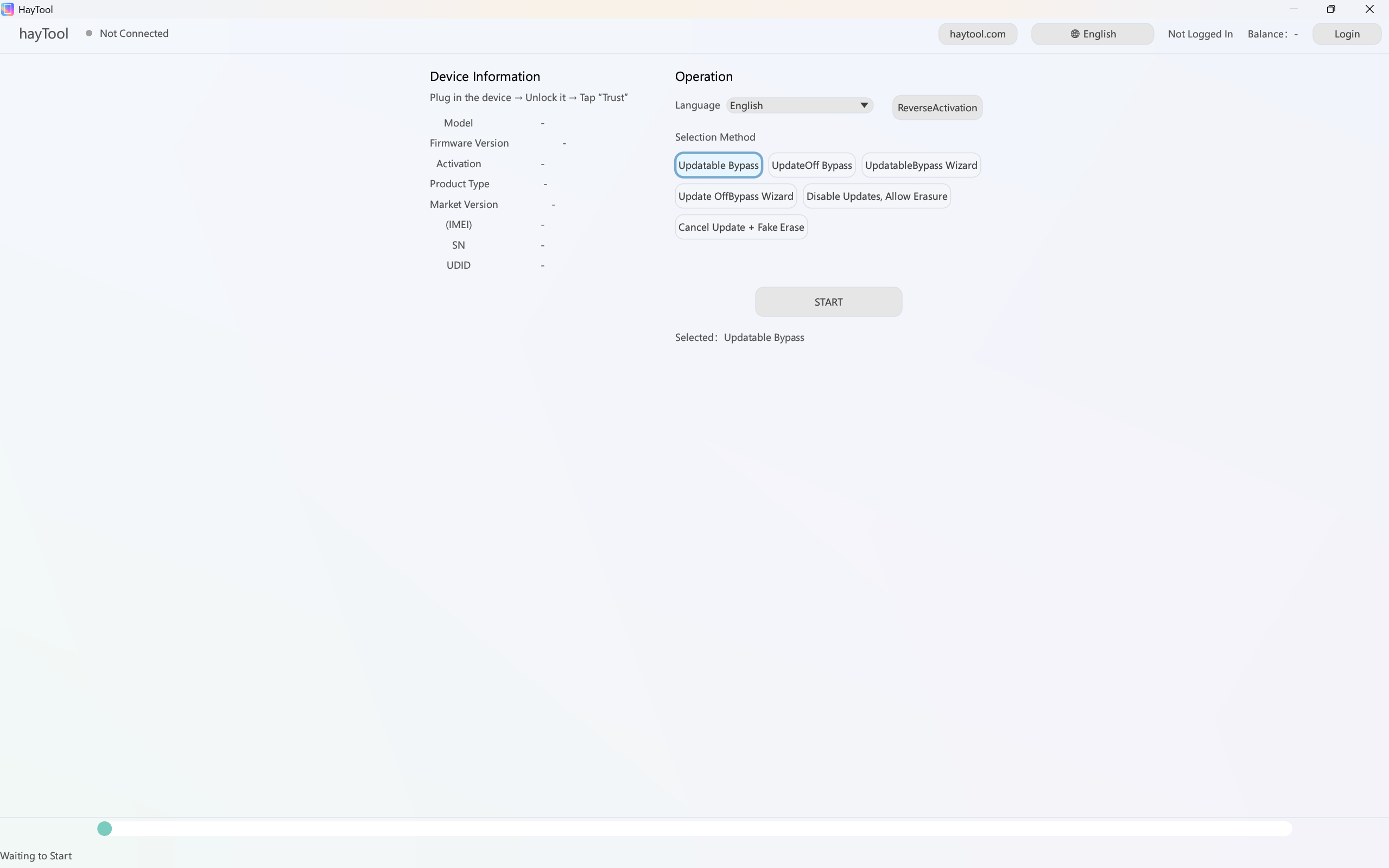 Updatable Bypass